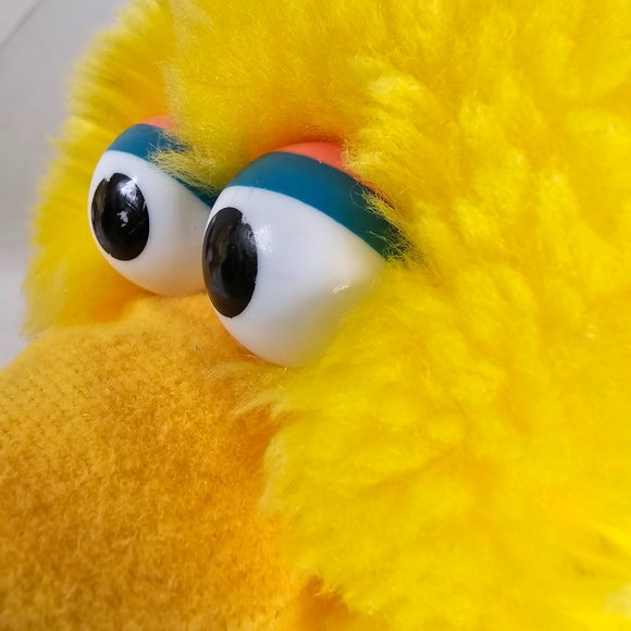 Applause 90s Sesame Street Stuffed Animal Yellow Big Bird Muppets 1992 Plush - Picture 8 of 14